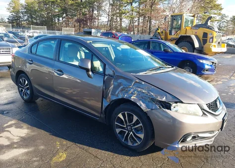 2013 Honda Civic Ex-L z USA, uszkodzony, nr VIN 19XFB2F9XDE288662